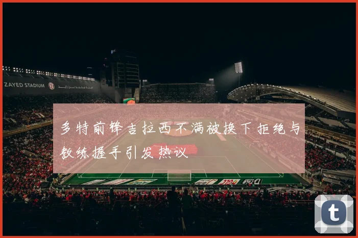 多特前锋吉拉西不满被换下拒绝与教练握手引发热议